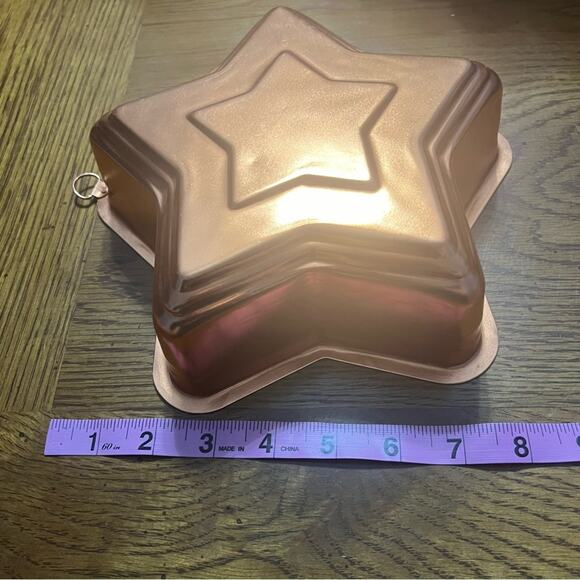 Vintage Copper Star Cake Pan Jello Mold Wall Decor - Picture 5 of 7